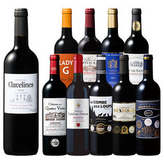 サン・テミリオン入り！ボルドーグレートヴィンテージ赤ワイン飲み比べ１０本セット