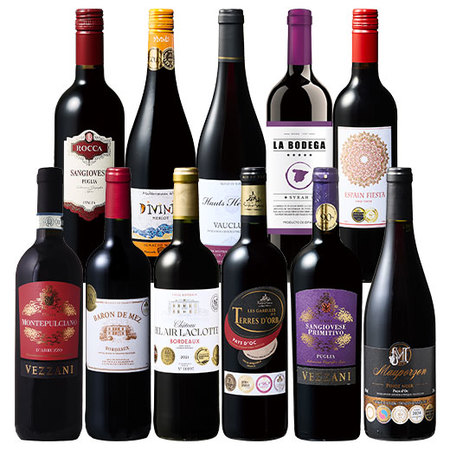 3大銘醸国金賞＆高評価赤ワイン11本セット