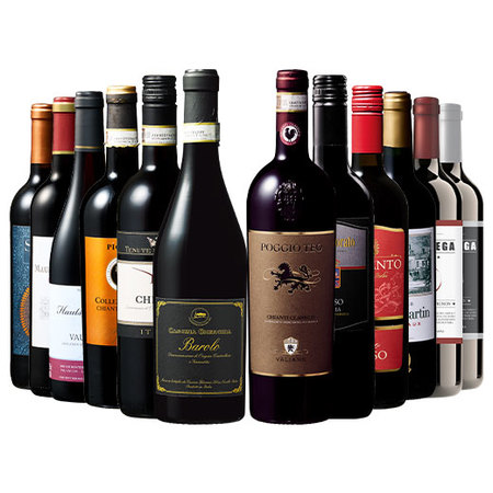 【46％OFF】最高格付けDOCGバローロ&ノーベル賞晩餐会提供ワイン入り！欧州最強級赤ワイン12本