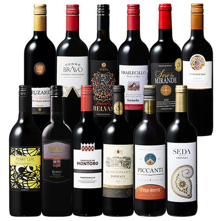 世界6ヵ国赤ワイン12本セット　第2弾