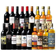 世界赤ワイン＆スコッチウイスキー大満足19本セット