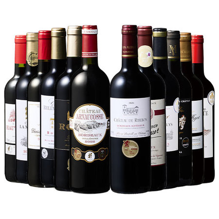 【54％OFF！】金賞総数３０超！ボルドー金賞赤ワイン１２本セット 第１5弾