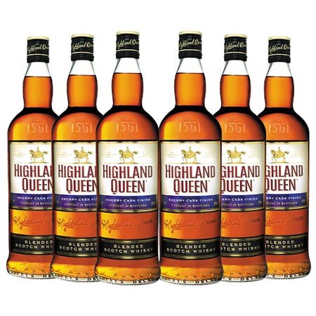 おすすめブレンデッドスコッチハイランド・クィーン　シェリー・カスクお買い得６本セット