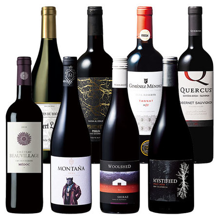 白石ソムリエがセレクト！自分の好みがわかる！赤ワイン８本セット