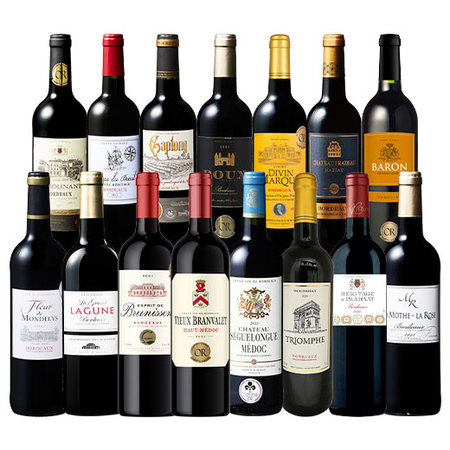 格上メドック２本＆多金賞入り！ボルドー金賞赤ワイン１５本セット　第29弾