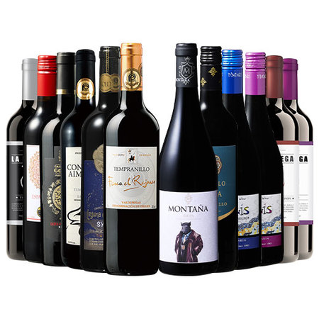 【48％OFF】金賞獲得総数35個！コスパ最強スペイン多金賞赤ワイン12本セット