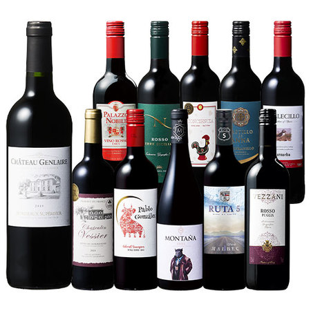 当たり年ボルドー・シュペリュール＆格上リオハ入り!すべて金賞!世界選りすぐり赤ワイン11本 第17弾