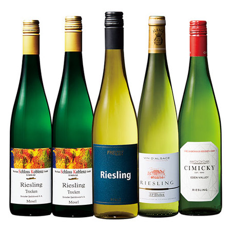 リースリング銘醸3ヵ国飲み比べ5本セット 第2弾