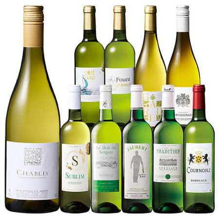 シャブリ入り！フランス各地白ワイン10本セット
