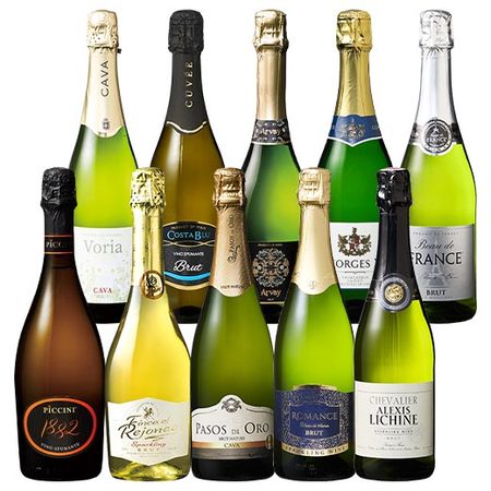 7冠金賞カバ入り！欧州辛口スパークリング10本セット第２弾