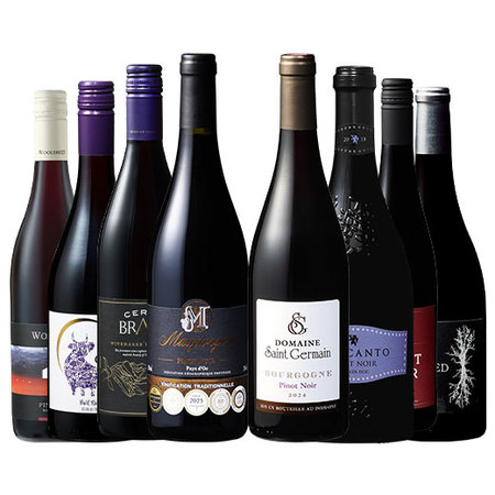 【42%OFF】ブルゴーニュ＆5冠金賞入り！世界のピノ・ノワール飲み比べ８本セット 第34弾