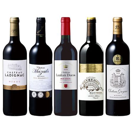 クリュ・ブルジョワ贅沢飲み比べ5本セット