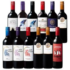 旨い・安い・ばっチリ赤ワイン12本飲み比べセット