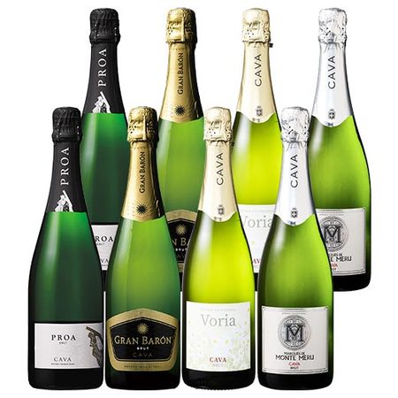 瓶内二次発酵カバまとめ買い4種8本セット