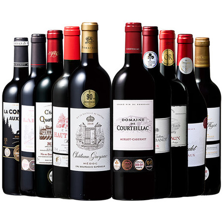 グレイサック入り！ボルドーグレートヴィンテージ赤ワイン飲み比べ10本セット