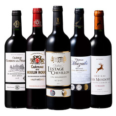 クリュ・ブルジョワ全階級飲み比べ5本セット