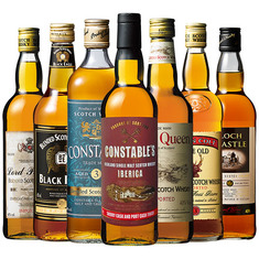 シングルモルト入り！ウイスキー飲み比べ７本セット