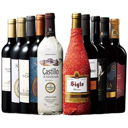 すべて樽熟！スペイン濃厚熟成赤ワイン飲みつくし１０本セット　第８弾