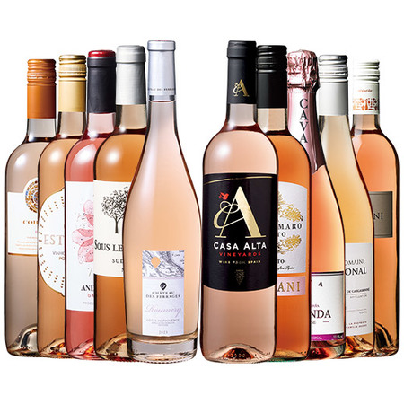 金賞＆スパークリング入り！世界５ヵ国ロゼ１０本飲み比べセット