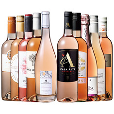 金賞＆スパークリング入り！世界５ヵ国ロゼ１０本飲み比べセット