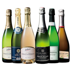 超有名生産者入り！フランス各地クレマン飲み比べ6本セット
