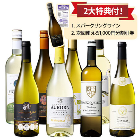 シャブリ入り！シャルドネ飲み比べ8本セット