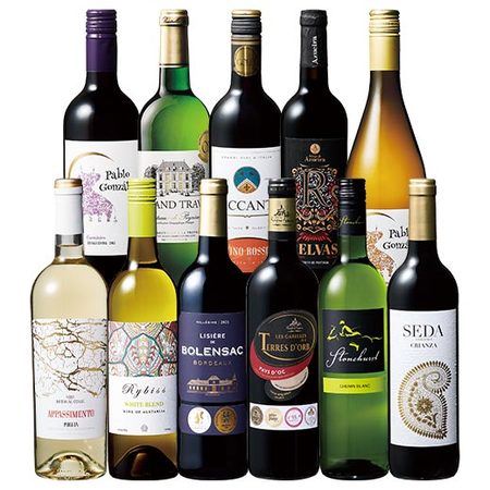 秋の大特価セール限定！金賞＆伝統製法！世界7ヵ国赤白飲み比べ11本セット