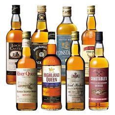 シングルモルト・シェリーカスク熟成入り！スコッチウイスキー８本セット