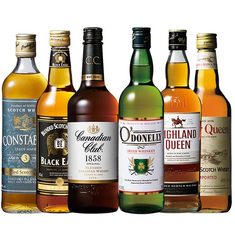 ウイスキー銘醸国を飲み比べ！世界のウイスキー６本セット