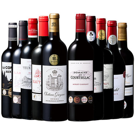 グレイサック入り！ボルドーグレートヴィンテージ赤ワイン飲み比べ10本セット 第2弾