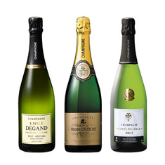 老舗メゾンが造る辛口高級シャンパーニュ飲み比べ3本セット
