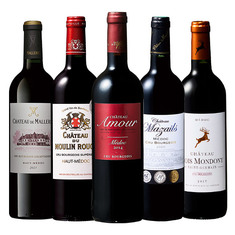 クリュ・ブルジョワ全階級飲み比べ5本セット 第2弾