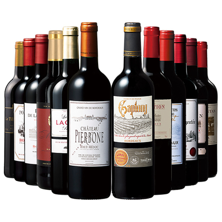 ボルドーお得赤ワイン１２本セット　第２２弾　【１年コース】