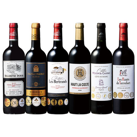 ボルドー金賞受賞赤ワイン６本セット　第１２弾【１年コース】