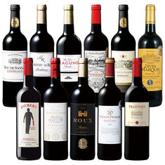 ボルドーお得赤ワイン11本セット　第２５弾　【１年コース】