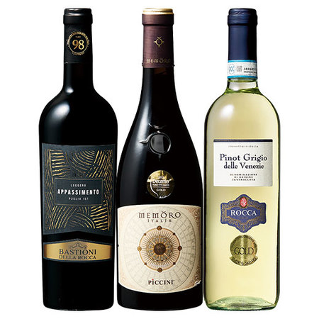 満喫！イタリアワイン３本年間コース　第１１弾　【年１２回コース】