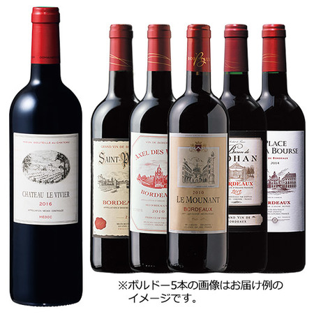 ボルドー銘醸セレクション６本年間コース第１弾　【年１２回コース】